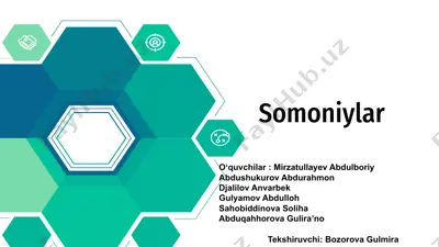 somoniylar — PPTX