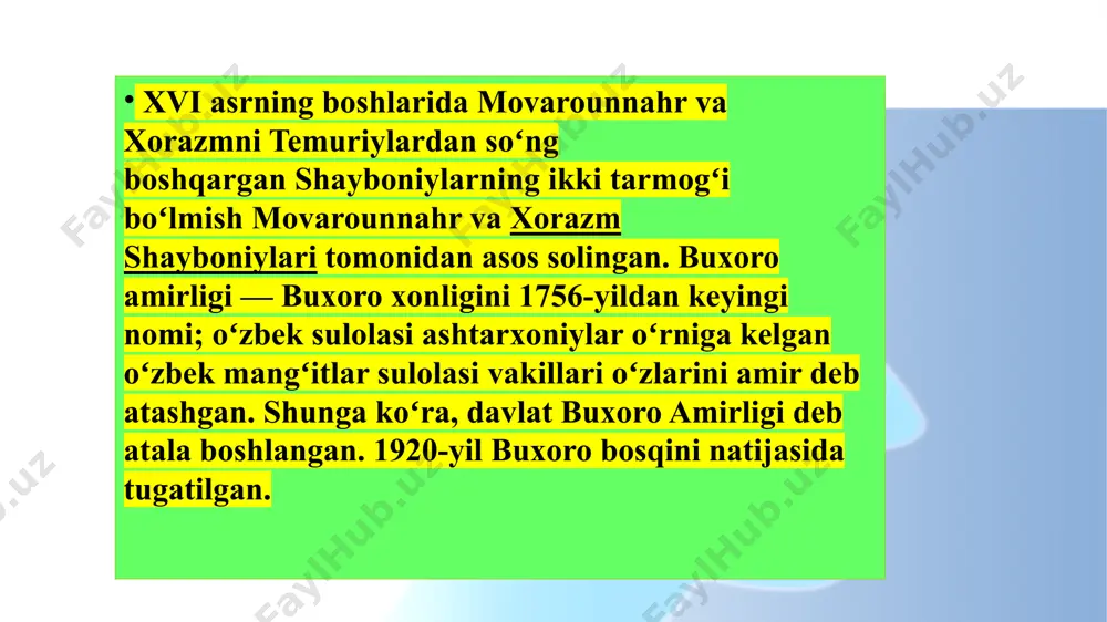o'zbek xonliklari va milliy g'oya - Page 5