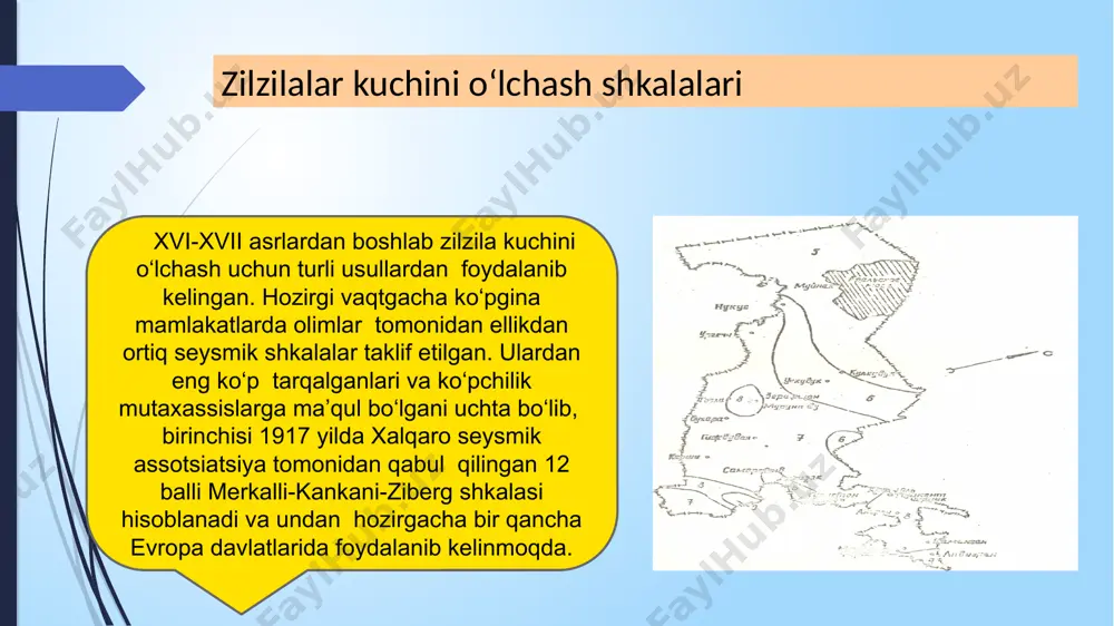 zilzilalarning geografik tarqalishi - Page 5