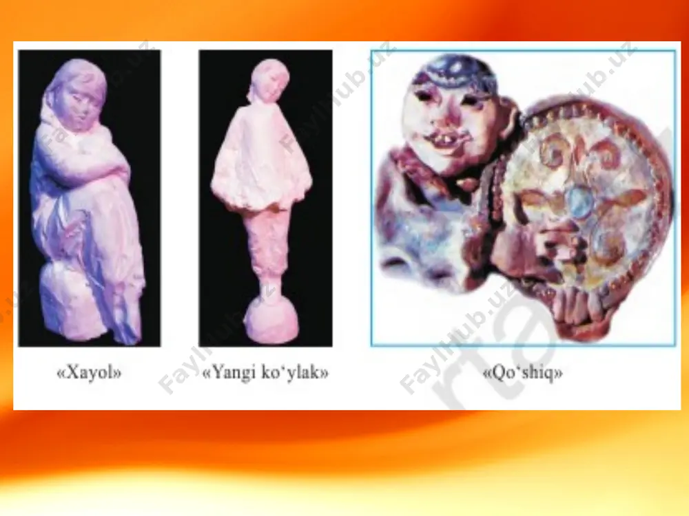 plastilin yoki loydan xarakterli kayfiyatdagi portret ishlash 5 - sinf - Page 5