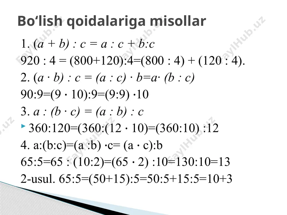 boshlang'ich sinflarda bo'lishning og'zaki usullarini o'qitish metodikasi - Page 4