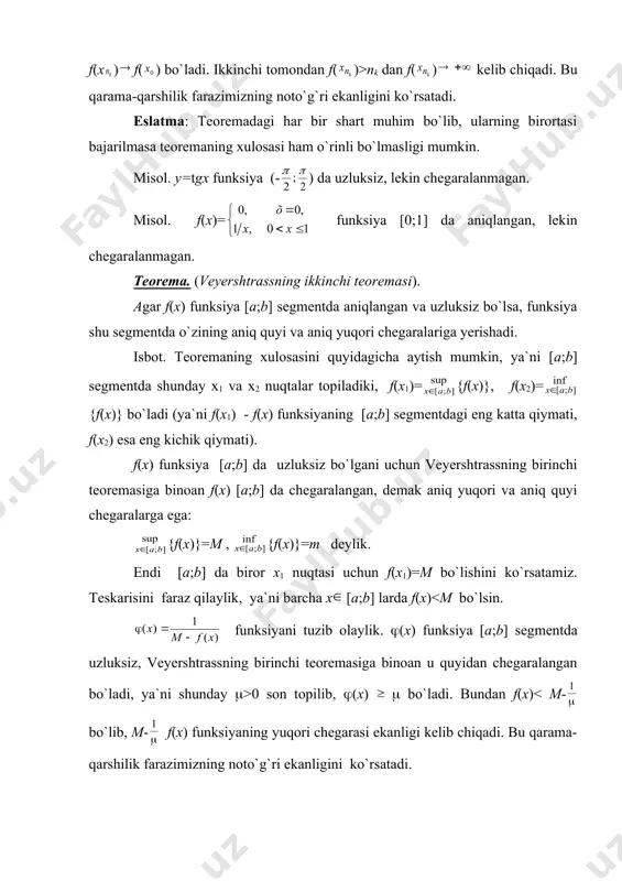 monoton funksiyalar uzluksizligi. uzilish nuqtalari va uzluksizli - Page 5
