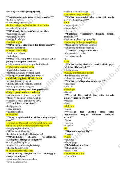 boshlang‘ich ta’lim pedagogikasi 1 — DOCX