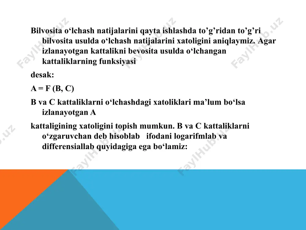o’lchash usullari va vositalari - Page 2