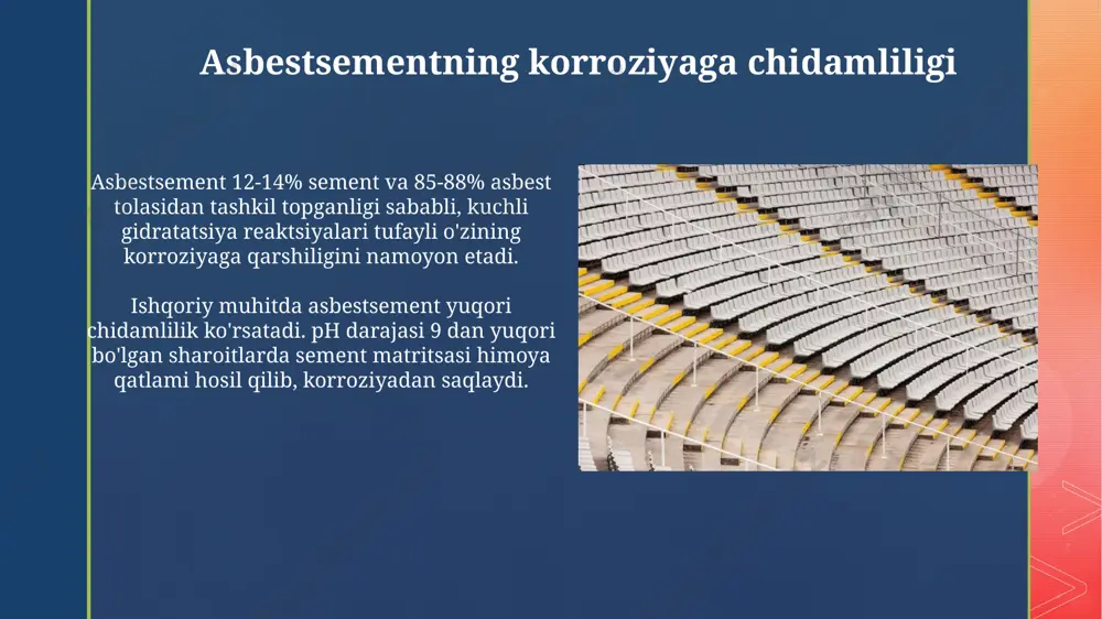 asbestsement kompozitlar ishlab chiqarish texnologiyasi, xossalari va ishlatilish sohalari - Page 4