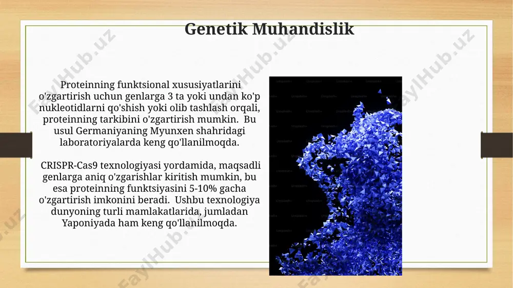 oqsillarni funktsional xossalarni o'zgartirish usullari - Page 5