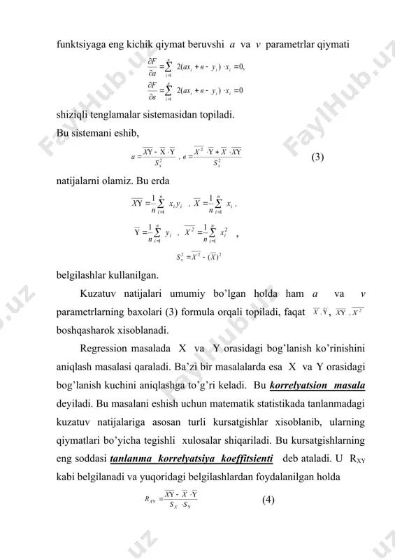 korrеlyatsion va rеgrеssion masalalar - Page 5