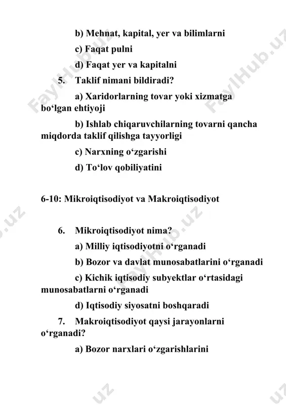 iqtisodiyot fanini o'rganish - Page 4