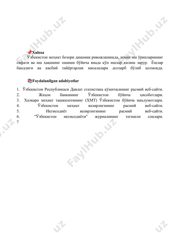 o‘zbekistonda mehnat bozori - Page 5