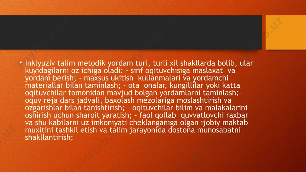 imkoniyati cheklangan bolalarni umumta’lim maktablarida o’qitishda konseptual talablar - Page 5