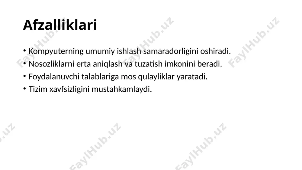 xizmatchi dasturiy vositalar - Page 5