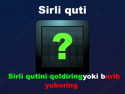 sirli quti — PPTX