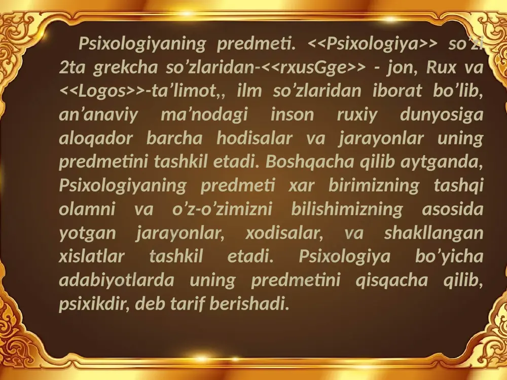 psixologiya fanining predmetlari va rivojlanishi - Page 4