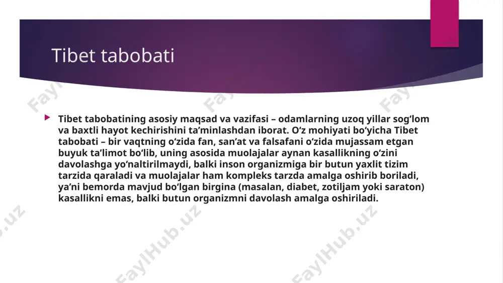 itoy tibbiyot nisbatan falsafalari emas hindiston tibbiyot yutuqlari xitoy dori ta'sir. konfutsiychilik va taoizm, shuningdek tabiiy falsafa - diniy va falsafiy tuzilmalar dizayn tabiiy elementlar ibodat rivojlantirish qadimiy xitoy falsafasi alohida yo'l. dunyo rivojlantirish kontseptsiyasi xitoy faylasuflar tibbiyot asoslarini va kasallik sabablari konsepsiyasini qo'ydi. juda qadim zamonlardan boshlab anatomiya haqida fikr hosil boshladi. lekin 2-asr eramizgacha. e. konfutsiydan bayonot edi, shuning uchun jasadlarni dissektsiyasi taqiq ostida tushdi. konfutsiy e'tiqodga ko'ra, inson tanasi butun qolishi kerak va xavfsiz ularning ota-onalari uchun qaytariladi. shuning uchun, qadimgi hindlarning qadimgi xitoy tushunchalar ortida tanasining anatomik ilmi. vedic davrida shifo kelib chiqishi vedic davrida qadimgi hind tibbiyot xususiyatlari yaxshi ma'lum. iste'mol, moxov va qonash: uch kasalliklar "rig veda» da bir necha ma'lumotlar bor. individual bo'limlarda "rigveda" shifo sehrli ibodatlarimizni ta'riflaydi. sehrli marosimlar va diniy e'tiqodi bilan tibbiy bilim vedic davri o'ziga xos aloqasi o'tgan uchun. sog'liqni saqlash, kasallik va shifo tushunchalar bilan bog'liq vedik din …