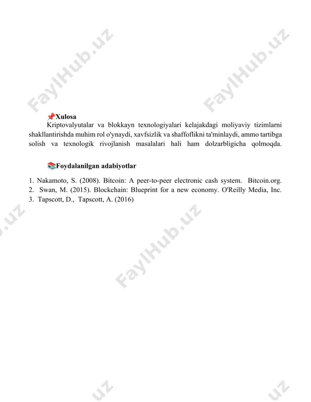 kriptovalyutalar va blokcheyn texnologiyalar - Page 5