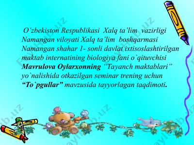 "to'pgullar" seminar trening taqdimoti — PPT