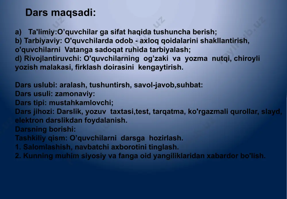 darsning tema va tartibi - Page 3