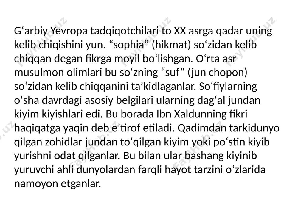 tasavvuf tushunchasi va uning mohiyati - Page 4