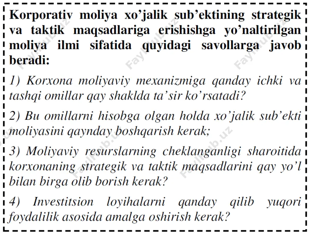 korporativ moliya - Page 3
