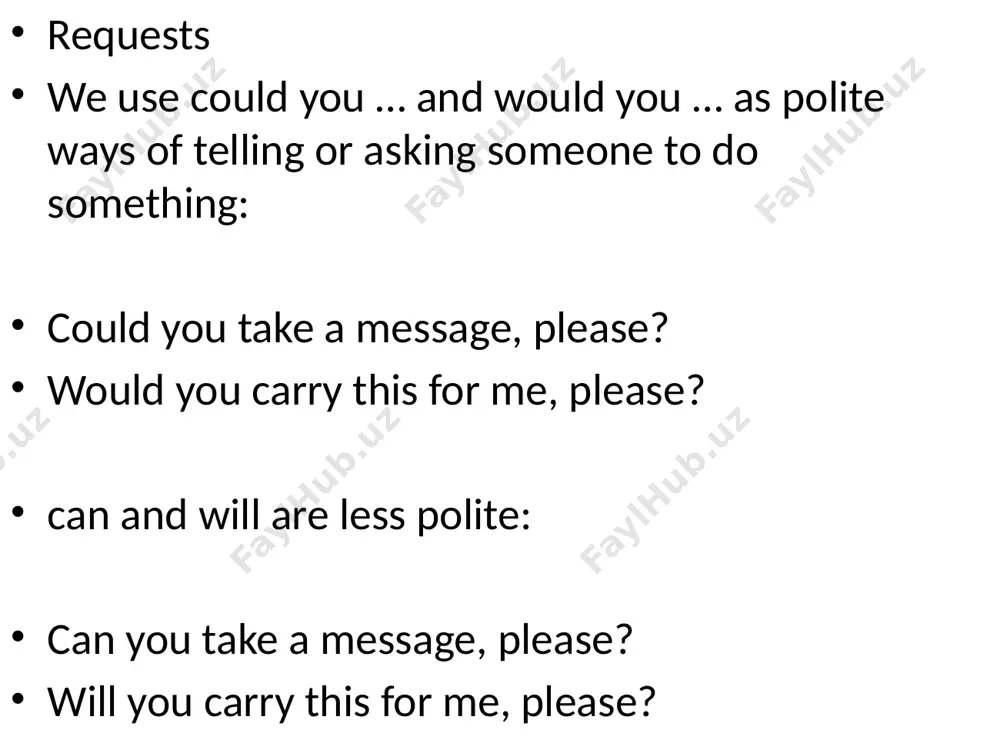 making requests - Page 5