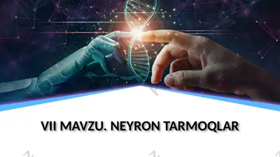 sun’iy neyron tarmoqlar — PPTX