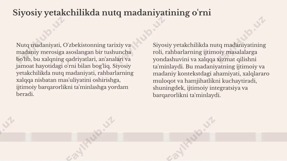 konferensiyalar ushbu texnologiyalar siyosatchilar va fuqarolar o'rtasida bevosita muloqotni ta'minlaydi. samaradorlikni oshirish strategiyalari samaradorlikni oshirish uchun bir necha muhim strategiyalar mavjud. birinchidan, samarali muloqot o'rnatish, maqsadli auditoriya bilan to'g'ri ma'lumot almashish orqali amalga oshirilishi kerak. ikkinchidan, jamoa ichida ochiq muloqot muhitini yaratish, faol fikr almashish va muammolarni birgalikda hal qilish samaradorlikni oshiradi. uchinchidan, texnologiyalardan foydalanish, masofaviy muloqot va onlayn platformalar orqali tez va samarali aloqa o'rnatish imkonini beradi. 1. ochiq muloqot: jamoa a'zolari bilan to'g'ridan-to'g'ri va ochiq aloqa o'rnatish, fikr va takliflarni erkin ifodalashni ta'minlaydi. 2. aktiv tinglash: boshqalar fikrlarini to'g'ri tushunish va ularga javob berish orqali muloqotni kuchaytiradi. 3. texnologik vositalar: onlayn platformalar va dasturlar yordamida tez va samarali aloqa o'rnatish. 4. o'zaro fikr almashish: har bir jamoa a'zosining fikrini qadrlab, jamoaviy qarorlar qabul qilishda ko'maklashish. muloqotda innovatsion yondashuvlar innovatsion yondashuvlar: ta'rif innovatsion yondashuvlar, yangi g'oyalar va metodlarni qo'llash orqali muammolarni hal qilish jarayonidir. bu yondashuvlar, an'anaviy usullardan farqli …