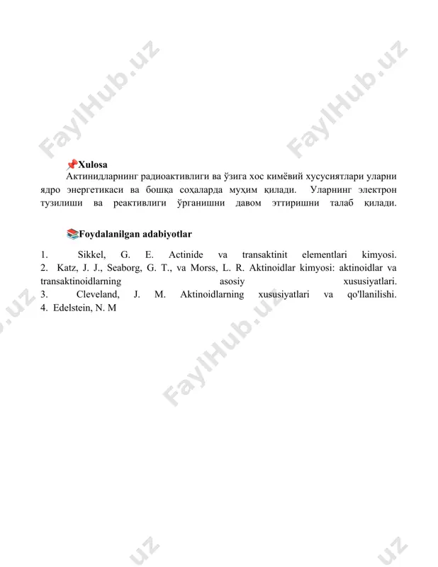 aktinoidlar - Page 5