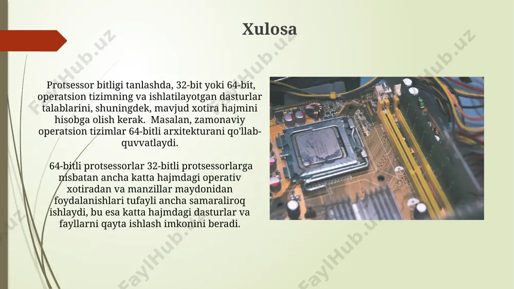 mikroprotsessorlarning razryadligi - Page 5