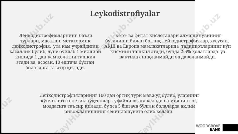 oligofreniya va lizosomal saqlash kasalliklari - Page 5