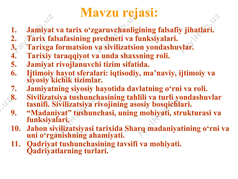 iy organizm (tizim) bo‘lib, kishilar faoliyati jarayonida ular o‘rtasida amal qiladigan axloqiy, diniy, siyosiy, iqtisodiy, huquqiy, mafkuraviy va hokazo munosabatlarning, tarixan tarkib topgan oila, din, davlat, axloq, siyosat, huquq va shu kabi ijtimoiy institutlarning majmuidir. juda qadim zamonlardanoq ulug‘ mutafakkirlar jamiyat mohiyatini bilishga harakat qilganlar. turli tarixiy davrlarda mifologik, diniy, ilmiy va falsafiy qarashlar jamiyatning kelib chiqishi va rivojlanishi to‘g‘risida muayyan bilim, tasavvurlar hosil qilishga imkon bergan. davlat va jamiyat, ijtimoiy munosabatlar haqidagi dastlabki tasavvurlar qadimgi bobil, misr, hindiston, markaziy osiyoda vujudga kela boshlagan. jamiyat muammosi qadimgi yunon faylasuflari qarashlarida markaziy o‘rin tutadi. platon va aristotel ta’limotida jamiyat, davlat masalalari muhim o‘rin tutadi. platon jamiyatga tizim sifatida yondoshib, uning tarkibi, davlat boshqaruvi haqida qimmatli fikrlar bildirgan. aristotel jamiyatni o‘rganuvchi fanlar orasida siyosatga alohida o‘rin bergan. uning fikricha, jamiyat siyosiy mavjudotlardan tashkil topgan. jamiyat to‘g‘risidagi izchil ilmiy-falsafiy qarashlarning rivojlanishiga markaziy osiyo mutafakkirlari, qomusiy bilim egalari: farobiy, abu rayhon beruniy, ibn sino …
