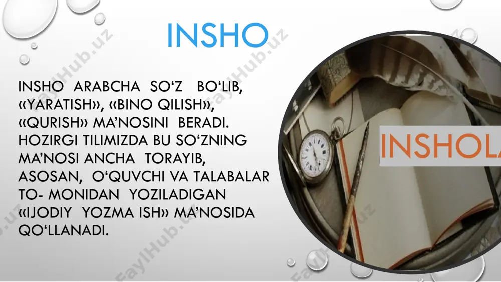 esse va insho tushunchasi, uning tarkibi va tuzilishi - Page 5