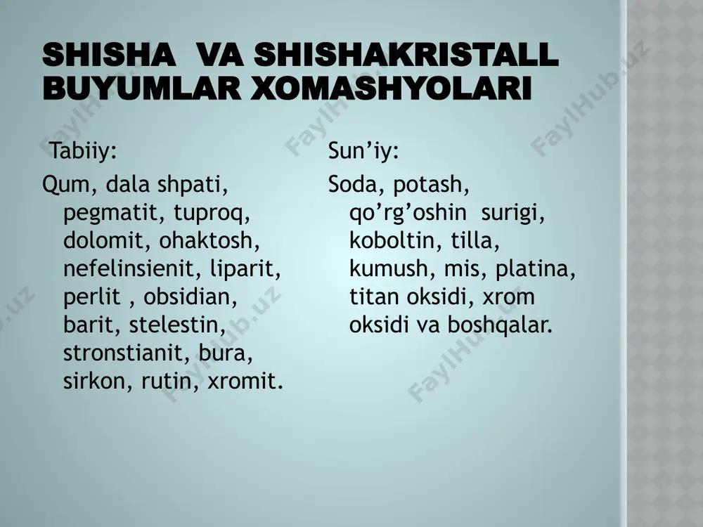 silikatlar (keramika, chinni va fayans) - Page 4