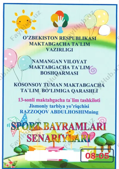 **jismoniy tarbiya yo'riqchisi** — PDF