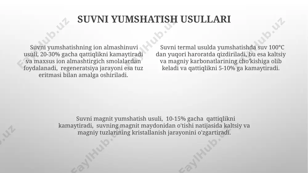 ichimlik suvining sifatini yaxshilashdagi asosiy usullar - Page 4