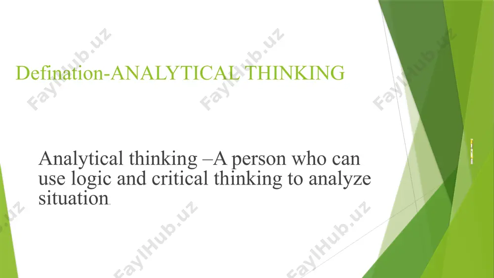 analytical thinking - Page 2