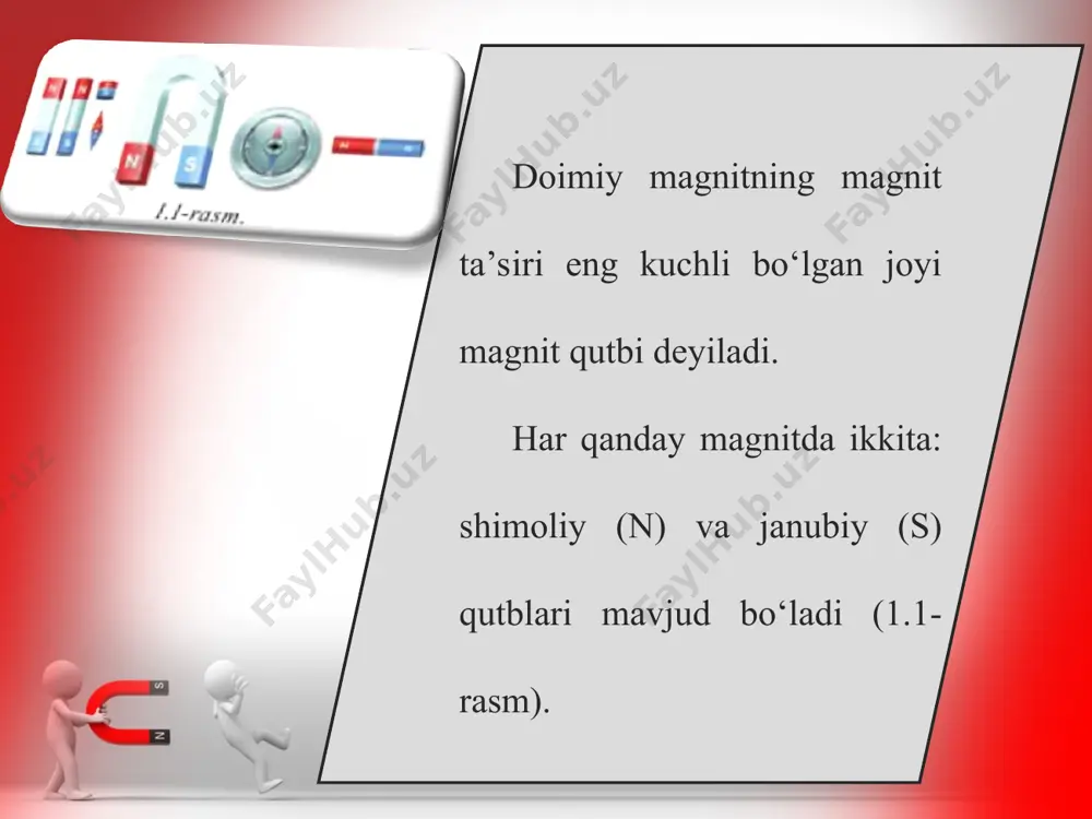 magnit maydon. magnit maydonni tavsiflovchi kattaliklar 11-sinf - Page 5