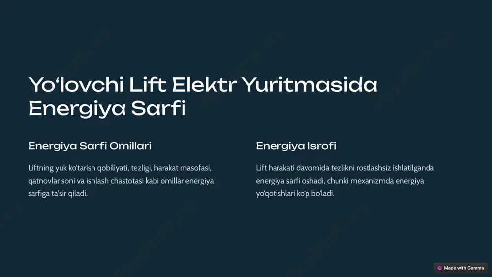 lift elektr yuritmasi haqida tahlil - Page 5
