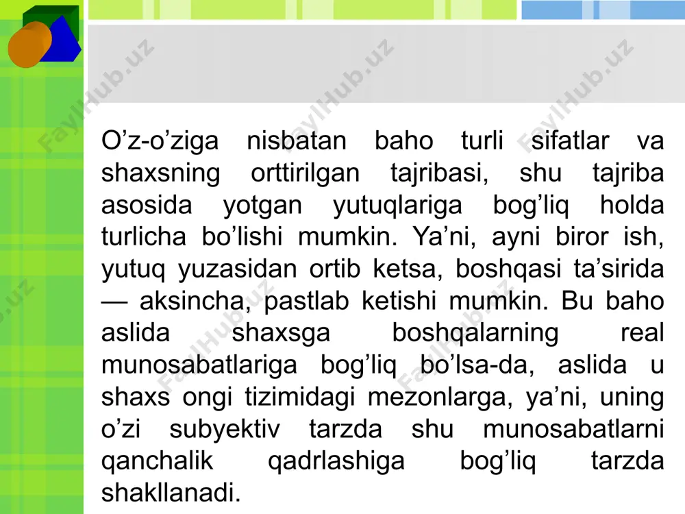 shaxsning o’z-o’ziga baho berishi - Page 4