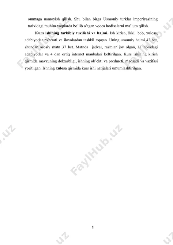 ini zabt etishga kirishgan. serbiya (1459), moraviya (1460), bosniya (1463), valaxiya (1476), albaniya (1479) trapezund — trabzon (1461) egallangan. qrim xonligi tobe davlatga aylantirilgan (1475). oq qoʻyunli davlati hukmdori uzun hasanga qarshi harbiy harakatlar kuchaytirilgan. yevropaning italiya, olmoniya, avstriya kabi davlatlari hududlarini egallash rejasi tuzilib, amaliy harakatga oʻtilgan. bu davrda harbiy va maʼmuriy boshqaruv sohasida katta islohotlar oʻtkazilib, ulkan saltanatni mustahkamlash choralari koʻrilgan. ayniqsa, adabiyot, sanʼat va meʼmorchilik gullab-yashnagan. sulton boyazid ii, salim i va sulaymon i hukmronlik qilgan davrlarda saltanat haddan tashqari kuchaygan. xususan, salim i yovuz eron safaviylari shohi ismoil i qoʻshinini yanchib tashlaydi (1514-yil 23-avgust). iroq, shom (suriya), falastin, misrni egallab, qohiraga kiradi (1517). bu paytda misrdan tashqari shimoliy afrikaning jazoir hududi, shuningdek, bolqon, arabiston, janubiy-sharqiy anadolu ham usmonli imperiyasi tarkibiga kirgan. halabda boʻlgan juma namozi (1516-yil 28-avgust)da sulton salim i ga "ikki muqaddas shahar xizmatchisi" faxriy unvoni berilib, xalifa sifatida uning nomi xutbaga qoʻshib oʻqilgan (usmonli …