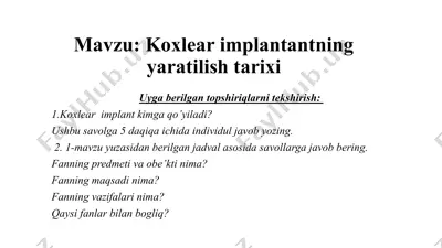 koxlear implant — PPTX