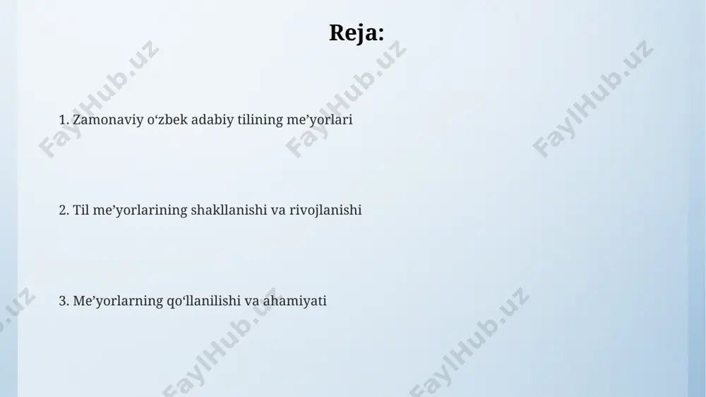 h - taʼlim, tarjima va raqamli texnologiyalar - muhim ahamiyat kasb etadi. zamonaviy oʻzbek adabiy tilining istiqboli, 21-asr texnologiyalari bilan chambarchas bogʻliq boʻlib, 50 dan ortiq onlayn lugʻat va resurslarning mavjudligi tilning rivojlanishiga sezilarli taʼsir koʻrsatmoqda. oʻzbekistonning turli hududlarida, jumladan, samarqand va buxoro kabi shaharlarda oʻtkazilgan tadqiqotlar, adabiy tilning yoshlar orasida 90% dan yuqori darajada qoʻllanilishini koʻrsatmoqda. chet tillarining taʼsiri rus tili, 20-asrning boshlarida, toshkentda adabiy tilning shakllanishiga katta taʼsir koʻrsatib, taxminan 30% dan ortiq leksik birliklarni oʻzlashtirgan. ingliz tili, globalizatsiya davrida, oʻzbekistonning axborot texnologiyalari sohasidagi rivojlanishi bilan bogʻliq holda, 1000 dan ortiq yangi soʻz va terminlarni kiritishga olib keldi. frantsiya tilidan olingan 50 dan ortiq diplomatik va siyosiy terminlar, mustaqillikdan keyingi davrda, xalqaro munosabatlar sohasidagi hujjatlarda faol qoʻllaniladi. tarjima va adabiy til samarqand va buxoro kabi shaharlarda o'tkazilgan adabiy til va tarjima bo'yicha ilmiy konferensiyalar 50 dan ortiq tadqiqot ishlarini o'z ichiga oldi. o'zbek adabiy tilining grammatikasi va lug'ati …