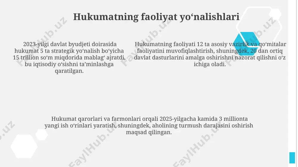 o'zbekiston respublikasi vazirlar mahkamasi - Page 5