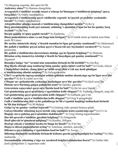 botanika test — DOCX