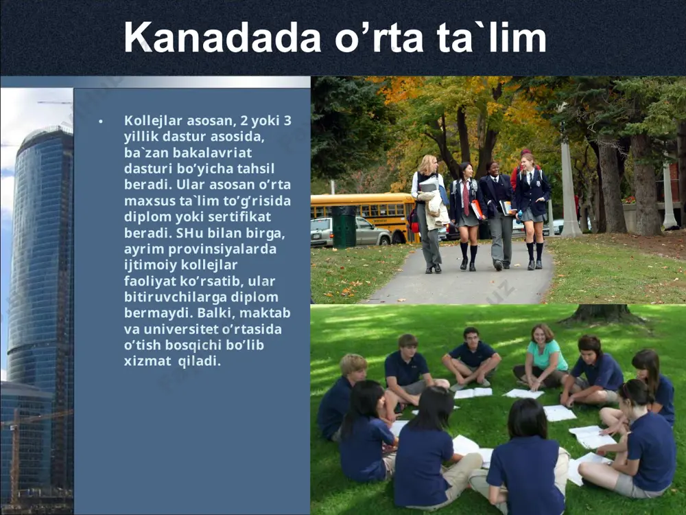 kаnаdа tа`lim tizimi - Page 5