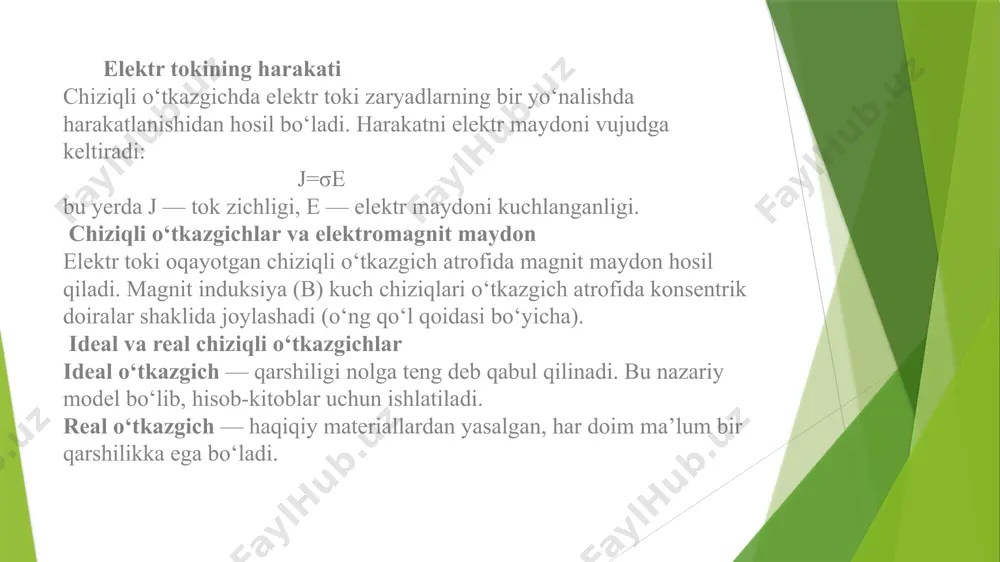 chiziqli o‘tkazgichlar haqida ma’lumot - Page 5