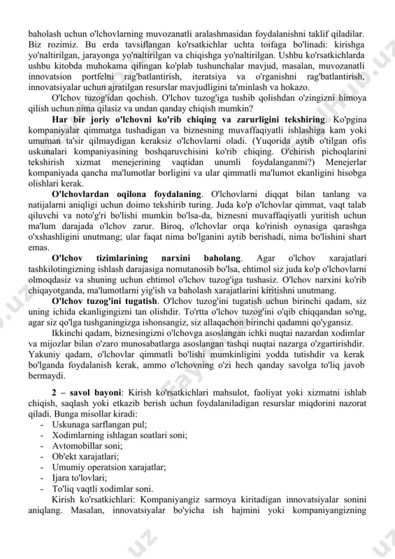 larni o'lchash qiyin, lekin yuqori potentsial bozorlarga nisbatan o'lchanadigan bozorlarni birinchi o'ringa qo'yishiga olib kelishi mumkin. to'g'ri maqsadni o'lchaydigan va rag'batlarni mos ravishda moslashtiradigan bitta sehrli ko'rsatkichni hali ko'rmadik. uning yo'qligi sababi shundaki, innovatsiyalarni yaxshi biladigan kompaniyalar har xil turdagi innovatsiyalarni joriy etish qobiliyatini o'zlashtiradilar. shuningdek, ular yaxshi innovatsion natijalarga erishish uchun to'g'ri kirish va to'g'ri jarayonlarni kuzatishni talab qilishini tan olishadi. yagona fikrlash ko'rsatkichlari noto'g'ri ustuvorliklarni belgilashga olib kelishi mumkin. 2-o'lchov tuzog'i: xulq-atvorni barqarorlashtirishni rag'batlantirish. ko'pgina ko'rsatkichlar kompaniyalarni eng yaxshi qo'shimcha daromadlarni va'da qiladigan asosiy innovatsiyalarga juda ko'p e'tibor berishga undaydi. ushbu qo'shimcha innovatsiyalar yomon emas, lekin ular sezilarli o'sishni yaratmoqchi bo'lgan kompaniyalar uchun etarli emas. masalan, mashhur ko'rsatkichlardan biri bu yangi mahsulotlardan olingan daromadlar foizidir. bu mantiqiy tuyuladi. axir, innovatsiyaning maqsadi moddiy ta'sirga ega bo'lgan yangi narsalarni yaratishdir va bu ko'rsatkich innovatsiyalarning haqiqiy natijalarga olib kelishini ta'minlaydi. tasavvur qiling-a, siz tish pastasini ishlab chiqaruvchi kompaniyada mahsulot menejerisiz. bilasizmi, …