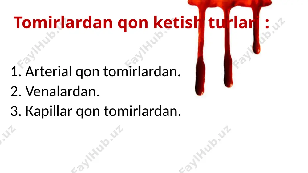 qon ketish turlari va tomirlardan qon ketish turlari - Page 4