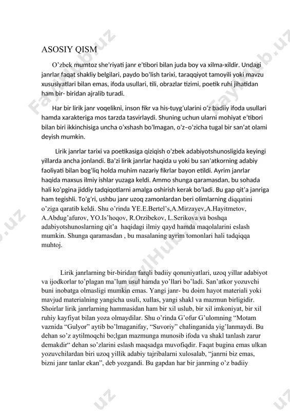 vaznida “gulyor” aytib bo’lmaganifay, “suvoriy” chalinganida yig’lanmaydi. bu dehan so’z aytilmoqchi bo;lgan mazmunga munosib ifoda va shakl tanlash zarur demakdir“ dehan so’zlarini eslash maqsadga muvofiqdir. faqat bugina emas ulkan yozuvchilardan biri uzoq yillik adabiy tajribalarni xulosalab, “janrni biz emas, bizni janr tanlar ekan”, deb yozgandi. bu gapdan har bir janrning o’z badiiy xususiyatlari, talab va ehtiyojlari bo’ladi, ularni albatta hisobga olish zarur degan xulosa kelib chiqadi. xuddi shu narsa qit’a uchun ham to’la xosdir. qit’a (ko’pligi muqattaot) arabcha so’z bo’lib, lug’aviy ma’nosi parcha, bo’lak deganidir. istilohda qit’a o’zining alohida poetic belgilariga ega, mavzu yo’nalishi qat’iy chegaralanmagan ikki yoki undan ortiq baytli she’r ma’nosini bildiradi. eron olimlaridan biri muhammad rizo doyi javod qit’ani quyidagicha ta’riflaydi: “biror narsaning parchasi lug’atda qit’a deb ataladi. adabiy istilohda ikki baytdan kam bo’lmagan, o’ziga xos qofiya va vaznga ega bo’lgan she’rlarga qit’a deyiladi. qit’ada yagona bir maqsad bayon etiladi va u mantiqan intihosiga yetkaziladi. qit’aning qofiya …