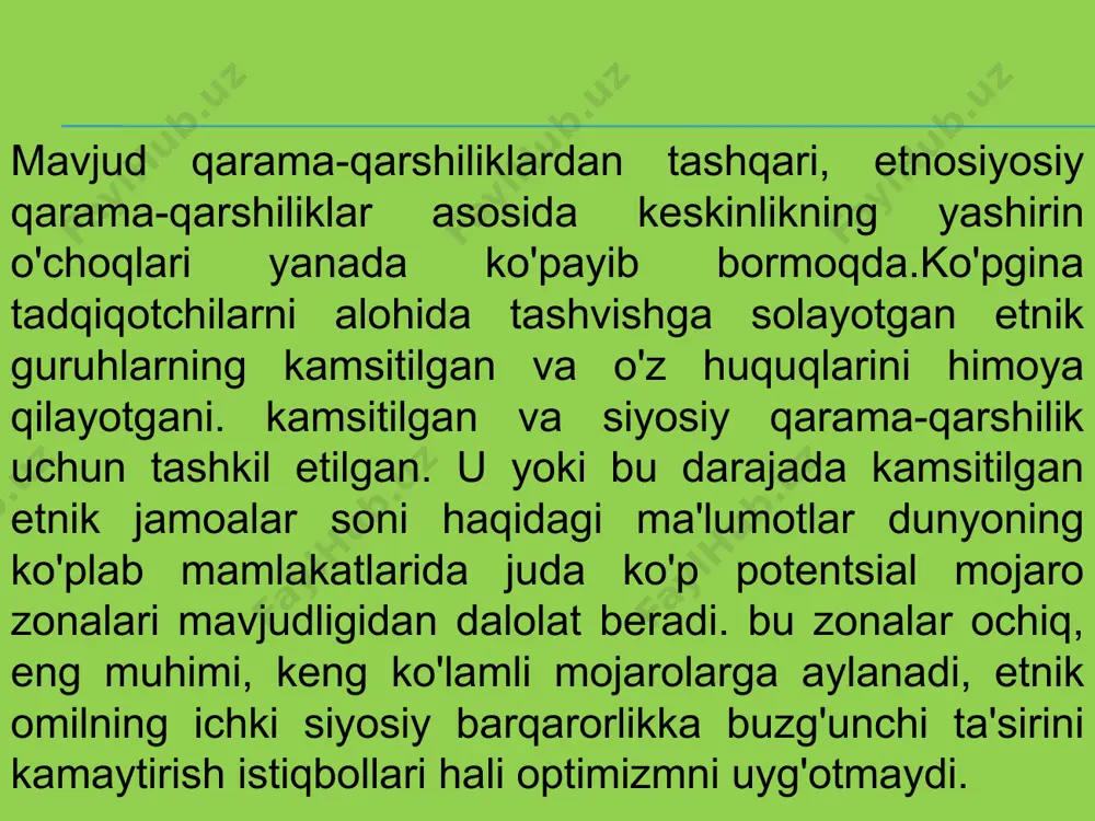 etnik nizolarning sabablari - Page 5