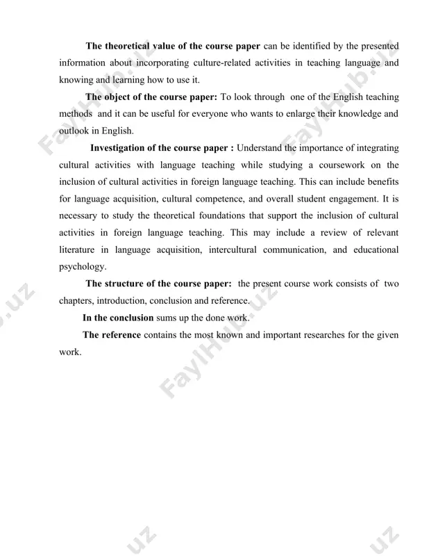 naires had to be carried out. the research presented in this article originated from a workshop held at the european centre for modern languages in graz in 1999. as a follow up to this workshop our team of four educators-researchers from four different countries decided to study the intercultural dimension in efl education. lucyna aleksandrowicz-pędich (poland), rafn kjartansson (iceland), and liljana skopinskaja (estonia) gave their expert opinion to help revise my original questionnaire, and they carried out data collection in their home countries. the data analysis for all four countries and the discussion and evaluation of the results were done by the author of this article. the aim of this quantitative study was to find out what elements of culture efl teachers incorporate in their language lessons and how often they do this in the four examined european countries. it was also examined whether this frequency was influenced by the …